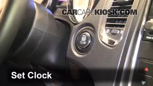2011 Dodge Durango Crew 3.6L V6 FlexFuel Reloj Fijar hora de reloj